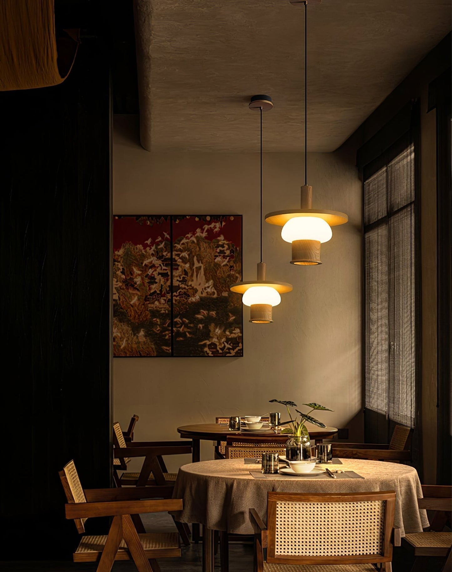 Noka Wooden Pendant Light