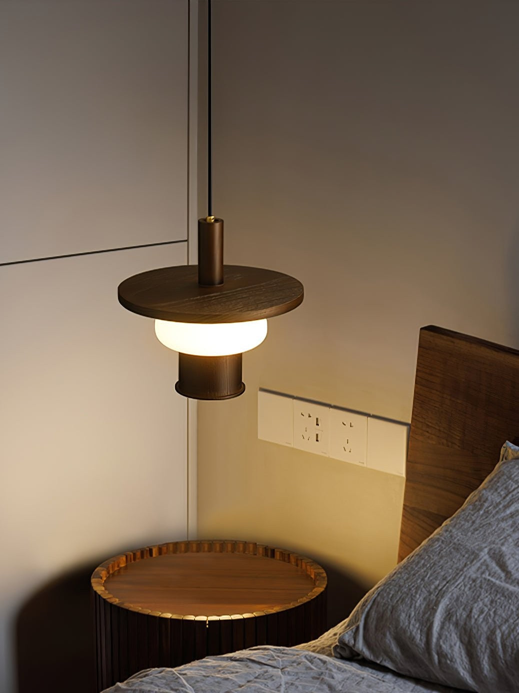 Noka Wooden Pendant Light