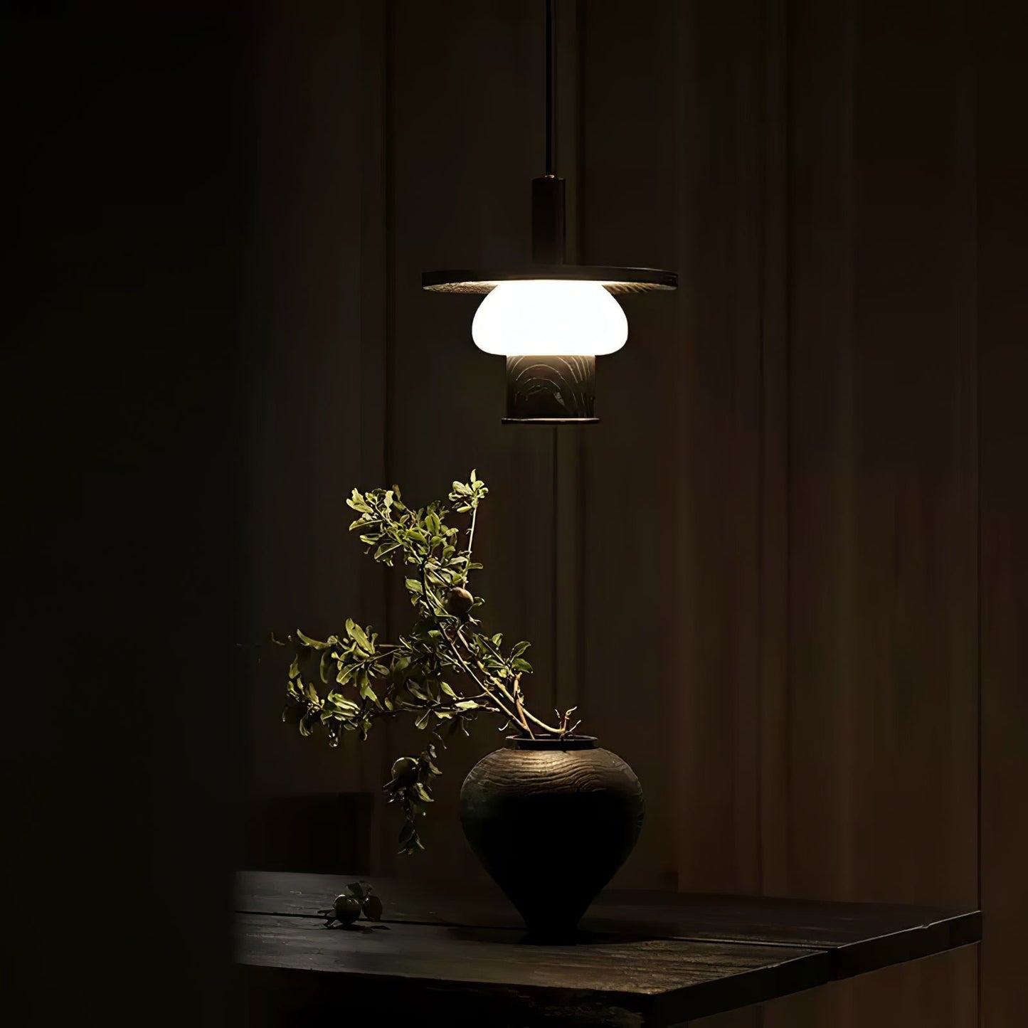Noka Wooden Pendant Light