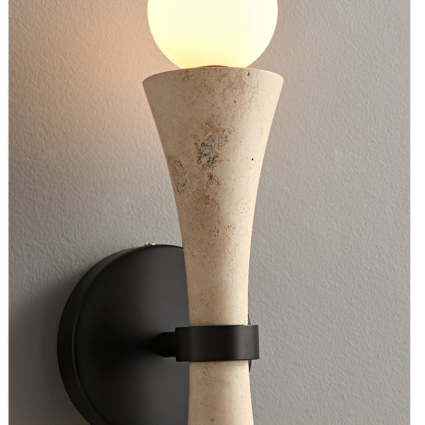 Obel Travertine Wall Sconce