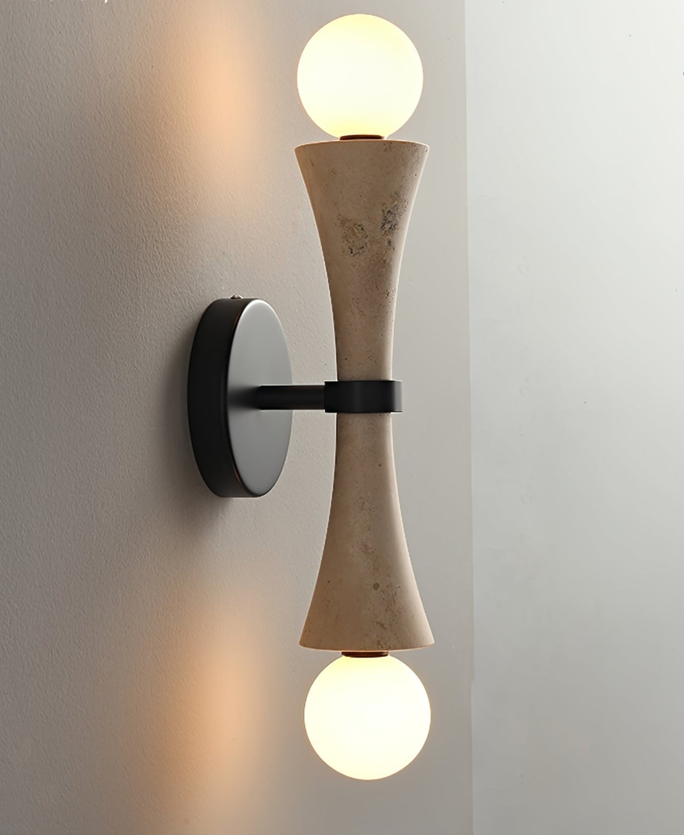 Obel Travertine Wall Sconce
