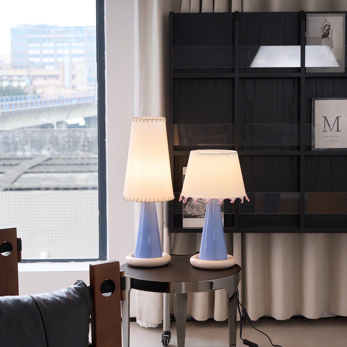 Ribbon Ceramic Table Lamp
