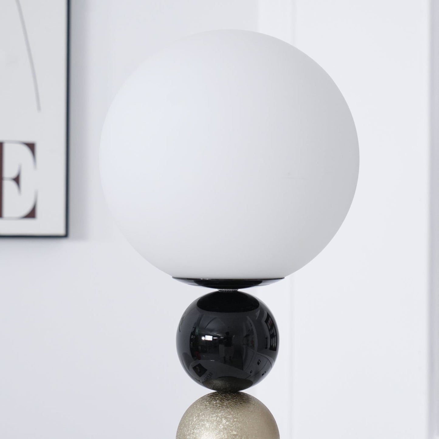 Stacked Globe Table Lamp