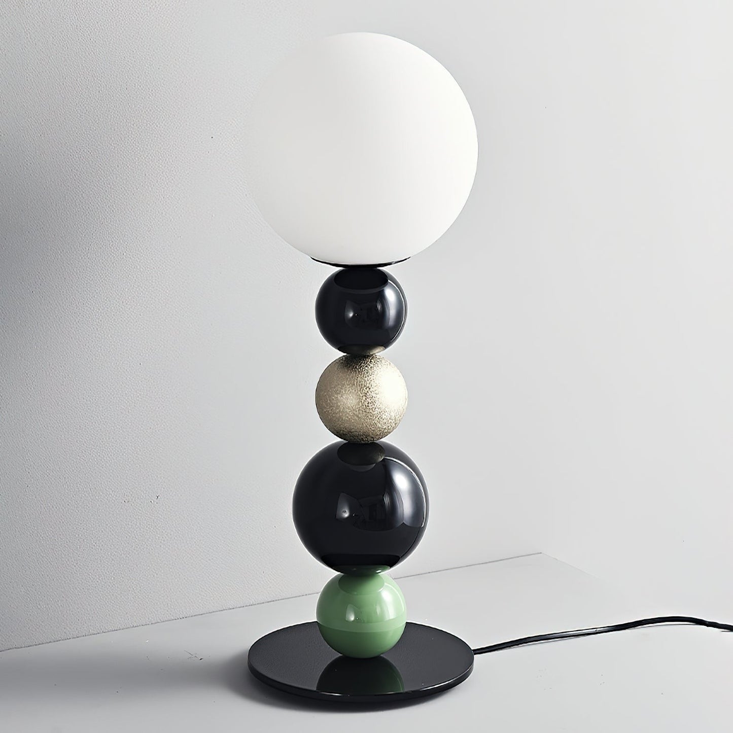 Stacked Globe Table Lamp