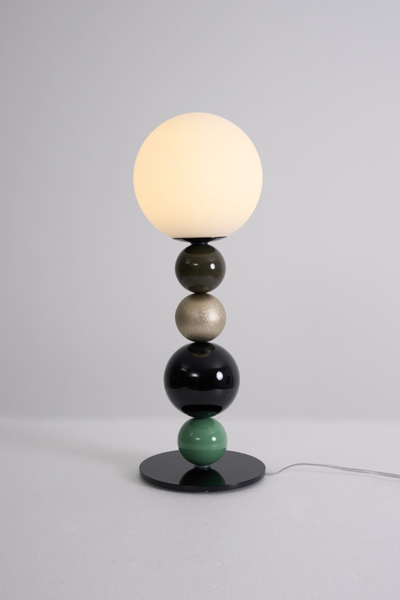 Stacked Globe Table Lamp