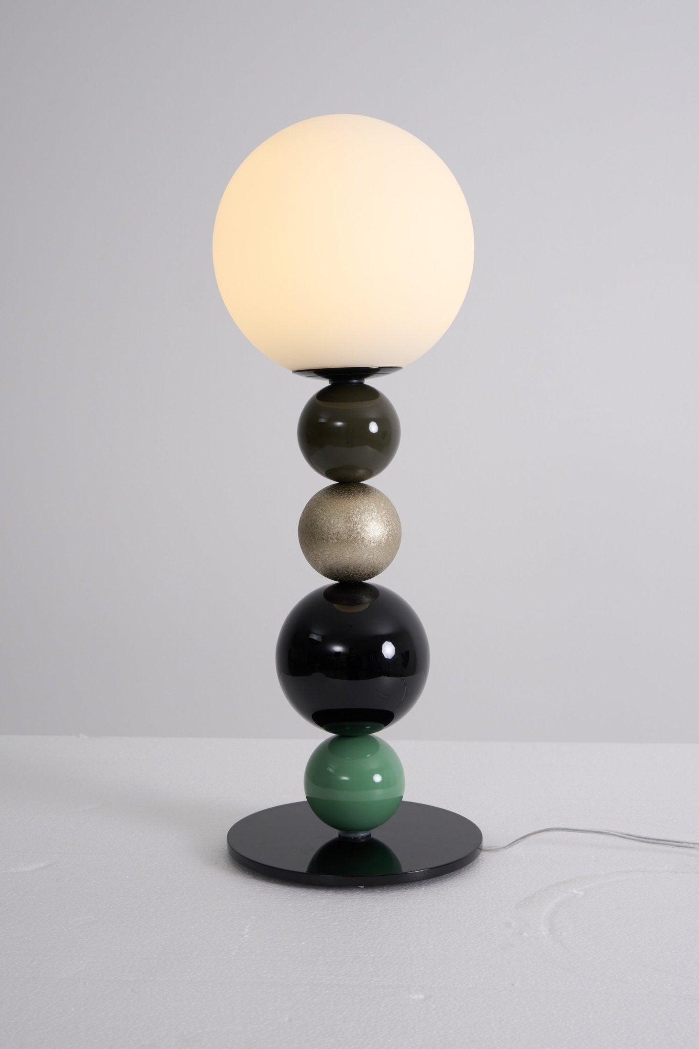 Stacked Globe Table Lamp