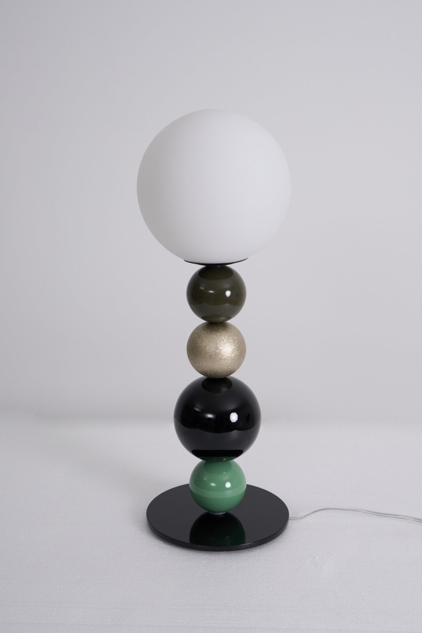 Stacked Globe Table Lamp