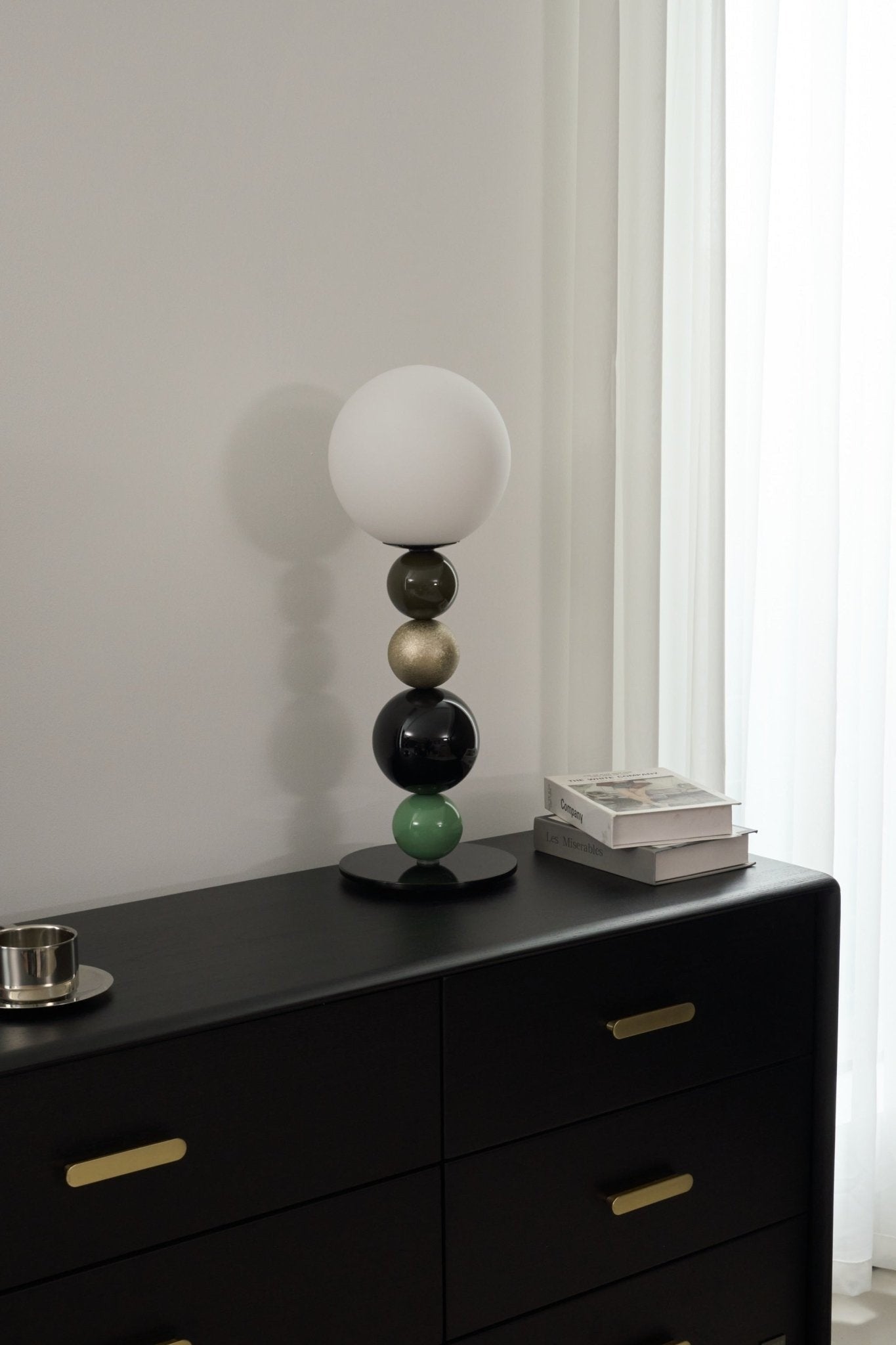 Stacked Globe Table Lamp