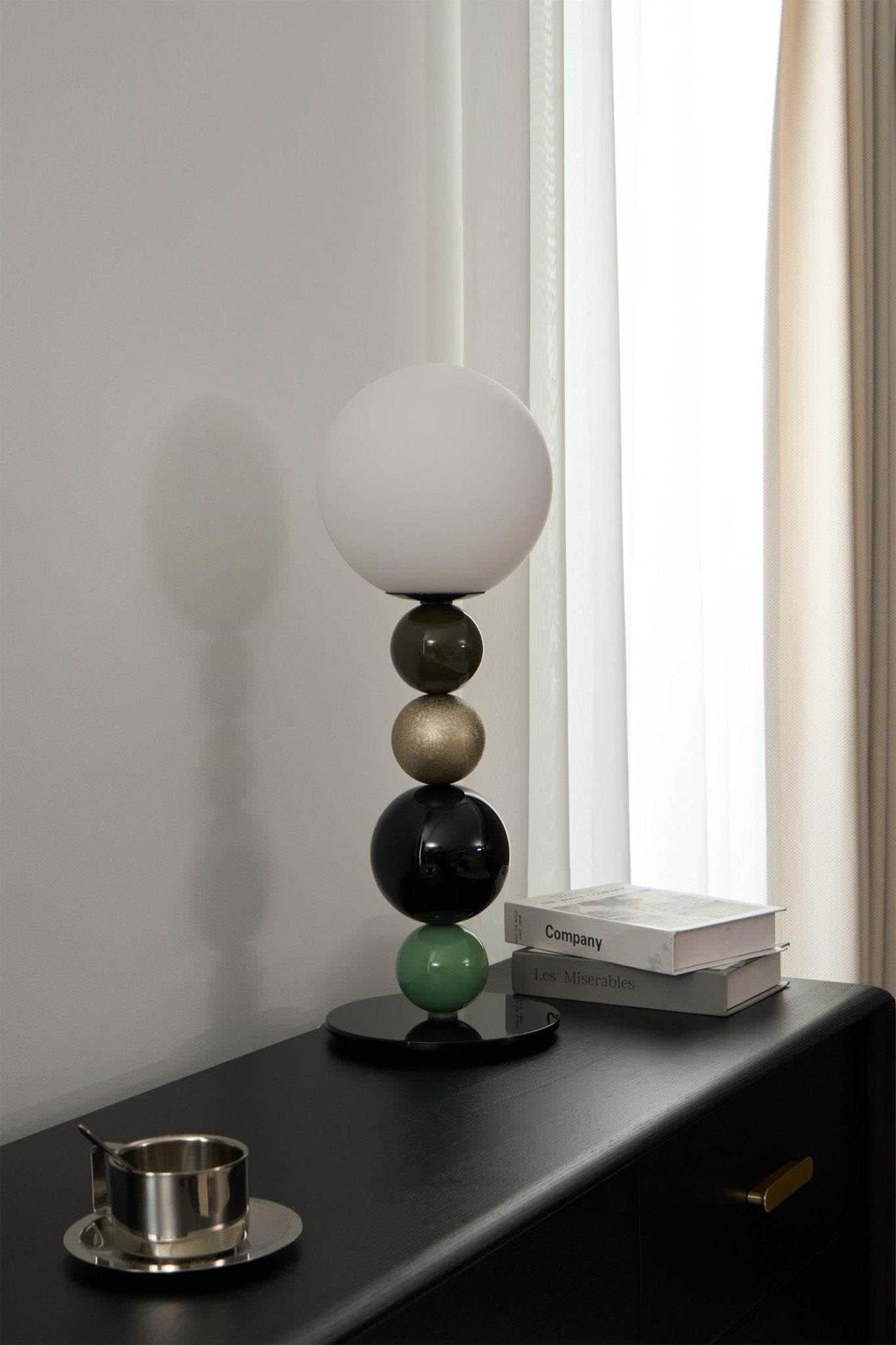 Stacked Globe Table Lamp