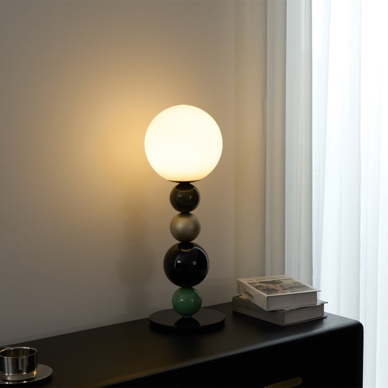 Stacked Globe Table Lamp