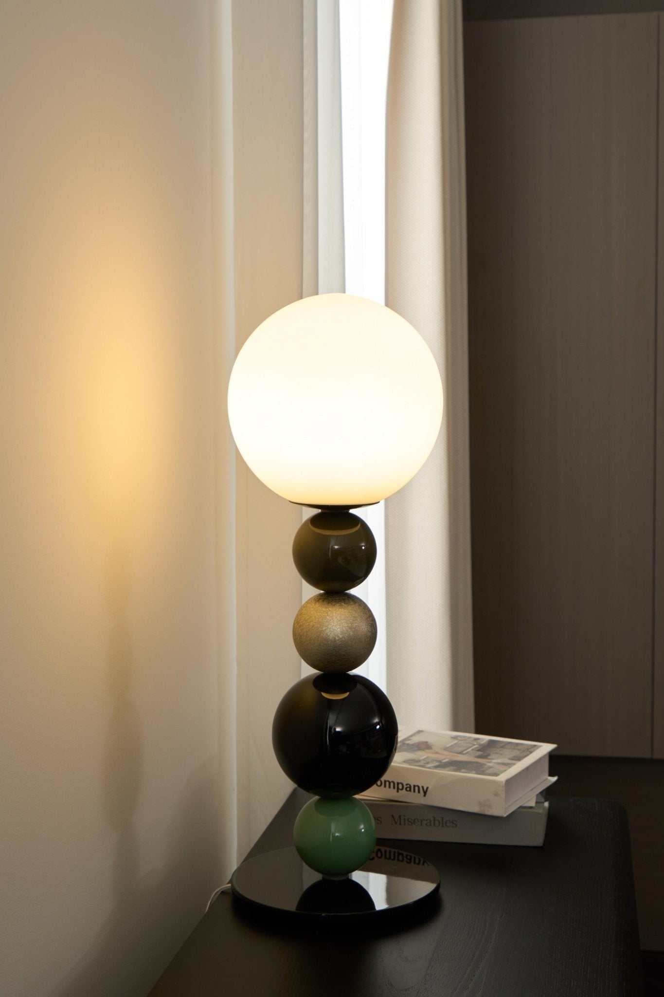 Stacked Globe Table Lamp