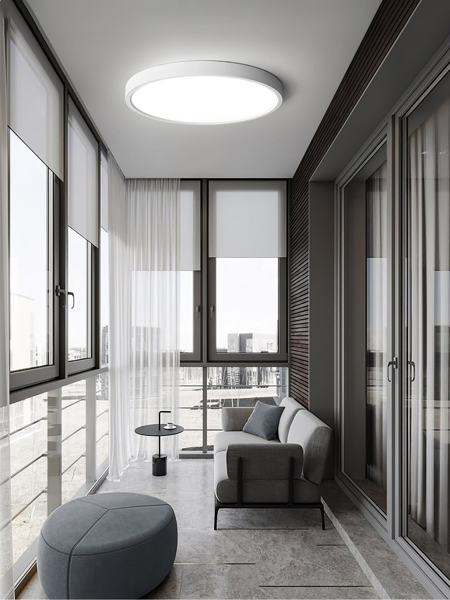 Ultra-Slim Acrylic Round Ceiling Light