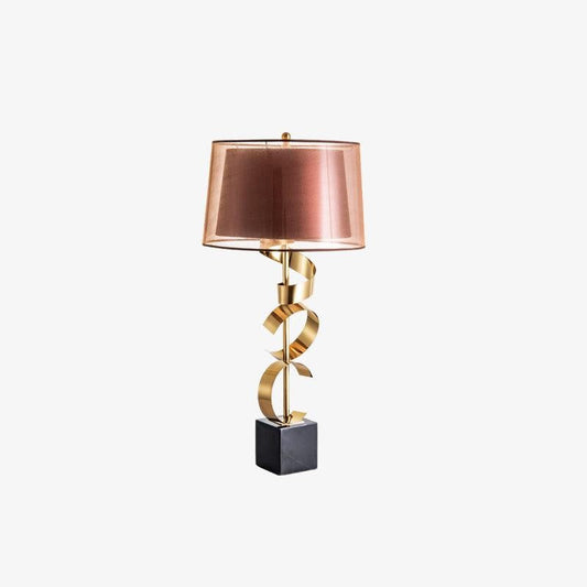 Vero Spiral Marble Table Lamp