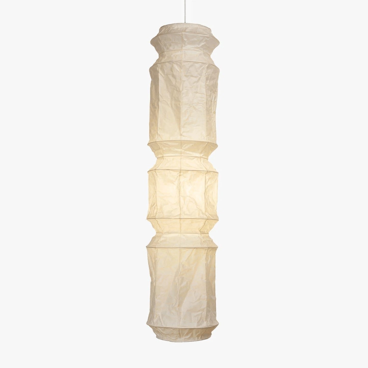 Washi Paper Sculptural Pendant Light